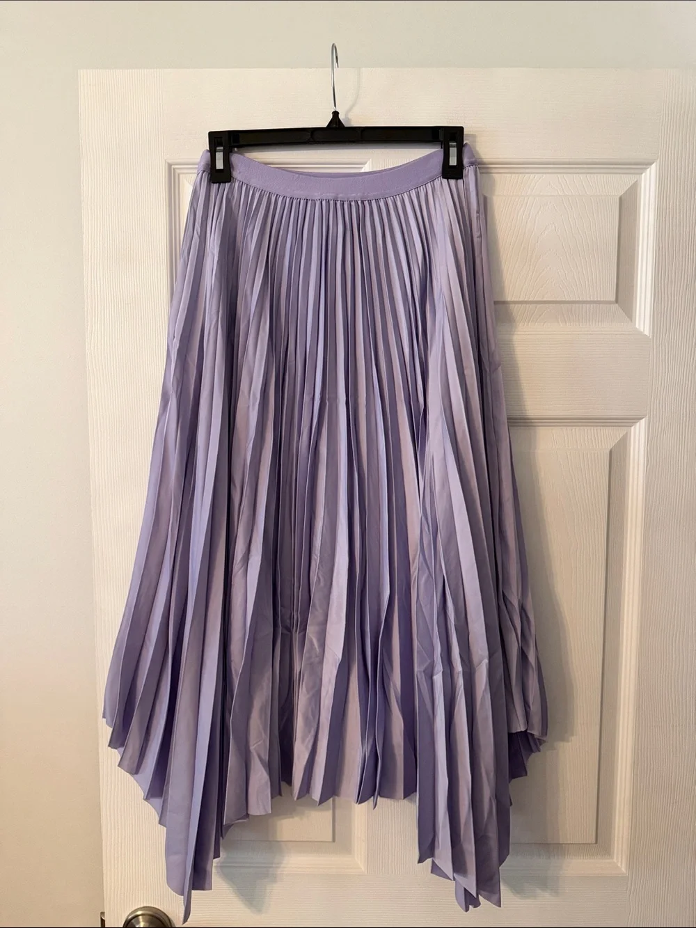 Lilysilk Pleated Lavender Midi Skirt - Women size M brand new length 30” W 26” - Picture 3 of 9